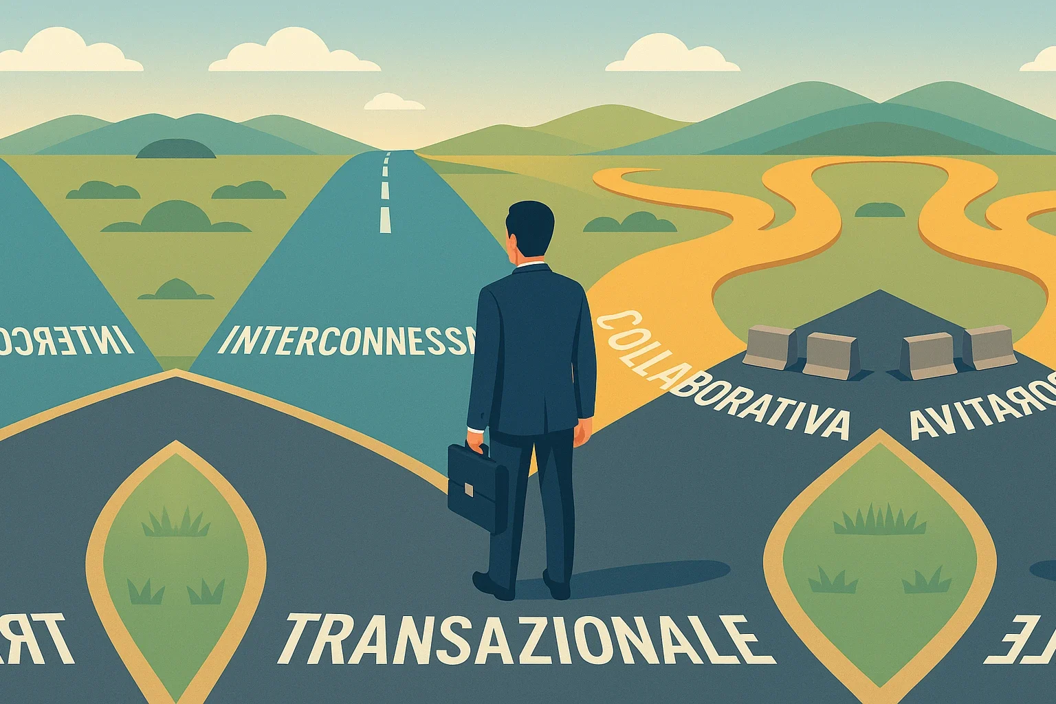 Interconnessione Immagine che mostra l'importanza della connessione